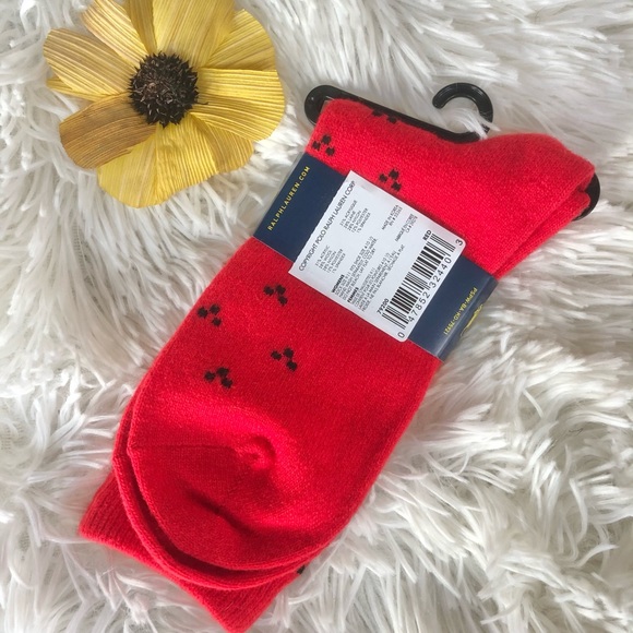 🆕New with tags POLO RALPH LAUREN WOOL LOGO SOCKS - Picture 5 of 5